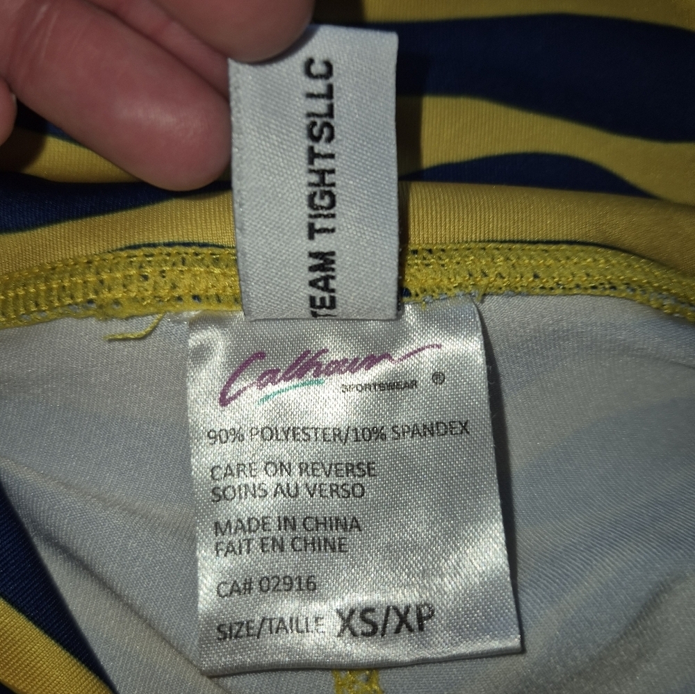 Calhoun Sportswear Team Team Tights Size XS - Picture 8 of 8